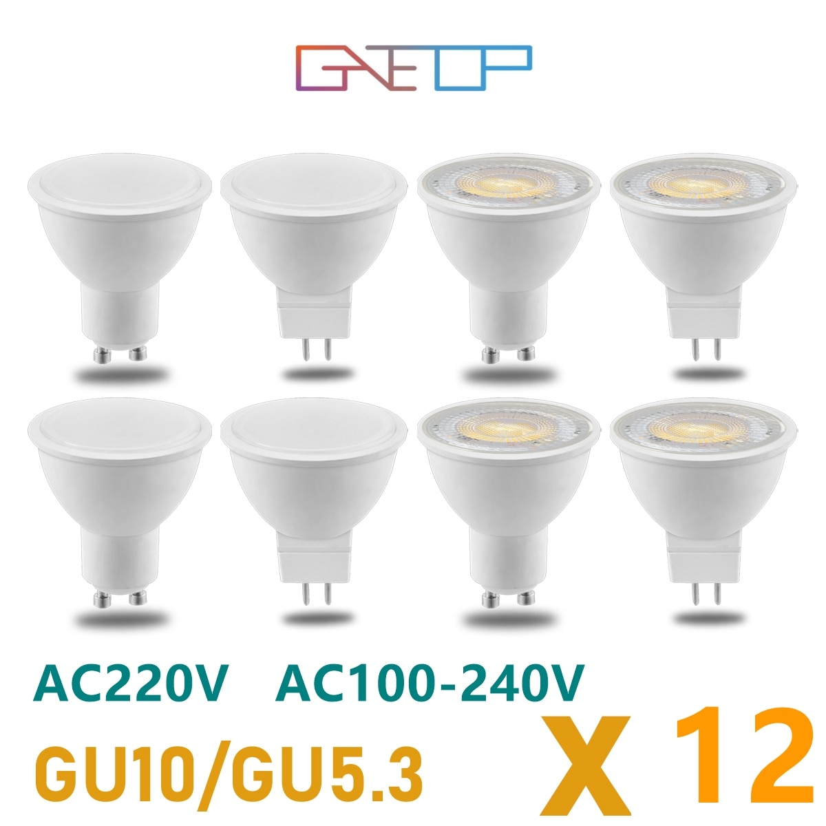 AC100-240V LED ƮƮ ƮƮ, GU5.3  , Ȩ , , GU10 MR16, AC220V, 12 /